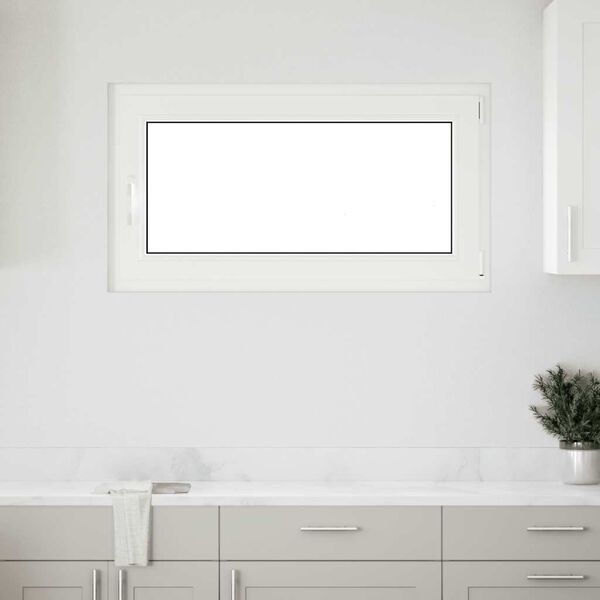 vidaXL Kellerfenster "RISOR" 110x70 cm Drehkipp DIN Rechts Anthrazit