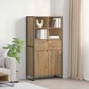 vidaXL Sideboard 2 pcs Kunsthandwerk Eiche 81 x 36 x 150.5 cm