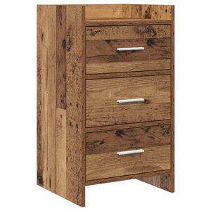 vidaXL Nachttische Altholz 40 x 36 x 70 cm Holzwerkstoff