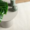 vidaXL Teppich OVIEDO Kurzflor Creme 80x150 cm
