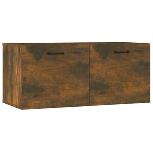 vidaXL Wandschrank R&auml;uchereiche 80x36,5x35 cm Holzwerkstoff