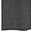 vidaXL Voile Vorh&auml;nge mit &Ouml;sen 2 Stk. Schwarz 140x225 cm