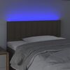 vidaXL LED Kopfteil Taupe 80x5x78/88 cm Stoff