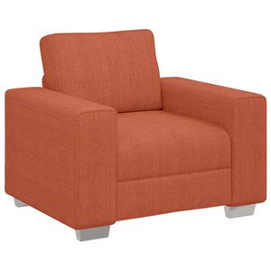 vidaXL Sessel Rot Orange 100x77x82 cm Cordstoff
