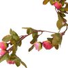 vidaXL Weihnachtskr&auml;nze Blumen 6 Stk. Rosenrot 215 cm