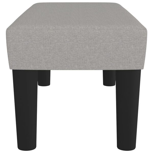 vidaXL Sitzbank Hellgrau 70x30x30 cm Stoff