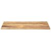 vidaXL Tischplatte 120x70x2,5 cm Rechteckig Massivholz Mango