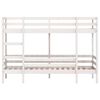 vidaXL Etagenbett Wei&szlig; 90x200 cm Massivholz Kiefer