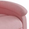 vidaXL Massagesessel mit Aufstehhilfe Rosa Samt