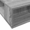 vidaXL Bettgestell Grau Sonoma 90x190 cm Holzwerkstoff