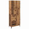 vidaXL Highboard Altholz 69,5 x 34 x 180 cm Holzwerkstoff