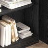 vidaXL B&uuml;cherregal Schwarz Eichen-Optik 80 x 24 x 109 cm Holzwerkstoff