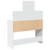 vidaXL Schminktisch mit LED-Beleuchtung Weiß 100x40x130 cm