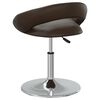 vidaXL Barhocker Braun Kunstleder