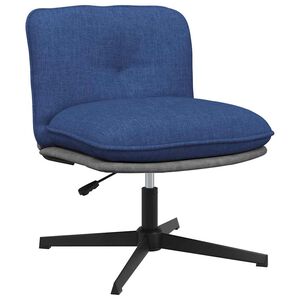 vidaXL B&uuml;rostuhl Drehbar Blau Stoff