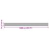 vidaXL Teppich Rechteckig Braun 70x1000 cm Bambus