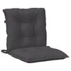 vidaXL Niedriglehner-Auflagen 2 Stk Melange Anthrazit 100x50x7cm Stoff
