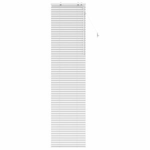 vidaXL Venezianische Jalousie Wei&szlig; 60 x 250 cm 35 mm