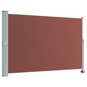 vidaXL Ausziehbare Seitenmarkise 160x300 cm Braun