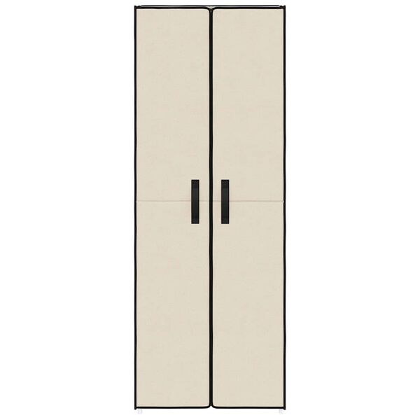 vidaXL Schuhschrank Creme 60x30x166 cm Stoff