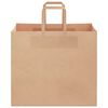vidaXL Papiertragetaschen 250 Stk. mit Henkeln Braun 32x22x28 cm