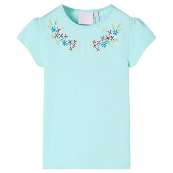 Kinder-T-Shirt Hellblau 140
