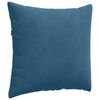vidaXL Sofakissen 2 St&uuml;ck Blau 50 x 50 cm Cordstoff