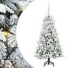 vidaXL K&uuml;nstlicher klappbarer Weihnachtsbaum Wei&szlig; 120 cm PE und PVC