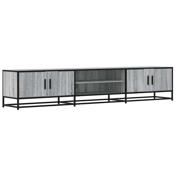 vidaXL TV-Schrank Grau Sonoma 210x35x41 cm Holzwerkstoff