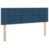 vidaXL Bett mit Stauraum und LED Blau 140 x 190 cm Polyester