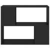 vidaXL TV-Schrank Schwarz 80x24x63 cm Holzwerkstoff