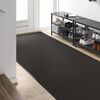 vidaXL Fu&szlig;matte Sonstiges Schwarz 120 x 300 cm Polypropylen und Vinyl