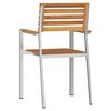 vidaXL Gartenstuhl 4 pcs &Ouml;l-Natur 56 x 54,5 x 87 cm Massivholz Akazie