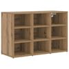 vidaXL Schuhschrank 77,5 x 30 x 51 cm Holzwerkstoff Artisan-Eiche