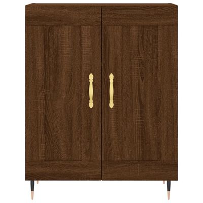 vidaXL Sideboard Braun Eichen-Optik 69,5x34x90 cm Holzwerkstoff