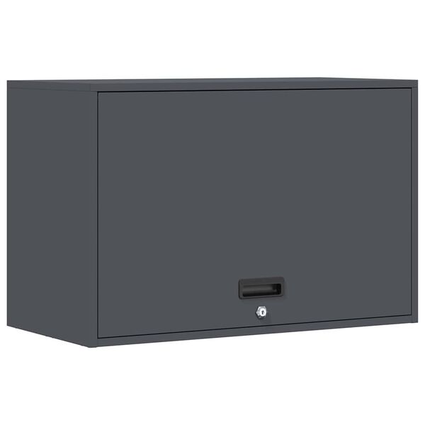 vidaXL Wandschrank f&uuml;r die Garage mit Gasdrucklift-T&uuml;r Anthrazit
