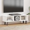vidaXL TV-St&auml;nder Wei&szlig; 100 x 35 x 35 cm Holzwerkstoff