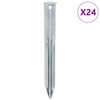 vidaXL Zeltheringe 24 Stk. 17 cm &Oslash;20 mm Verzinkter Stahl