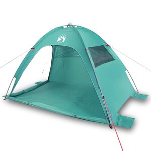 vidaXL Strandzelt Seegr&uuml;n Wasserdicht