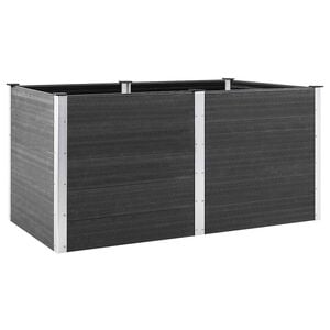 vidaXL Garten-Hochbeet 200x100x91 cm WPC Grau