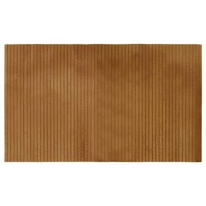 vidaXL Teppich Rechteckig Braun 60x100 cm Bambus