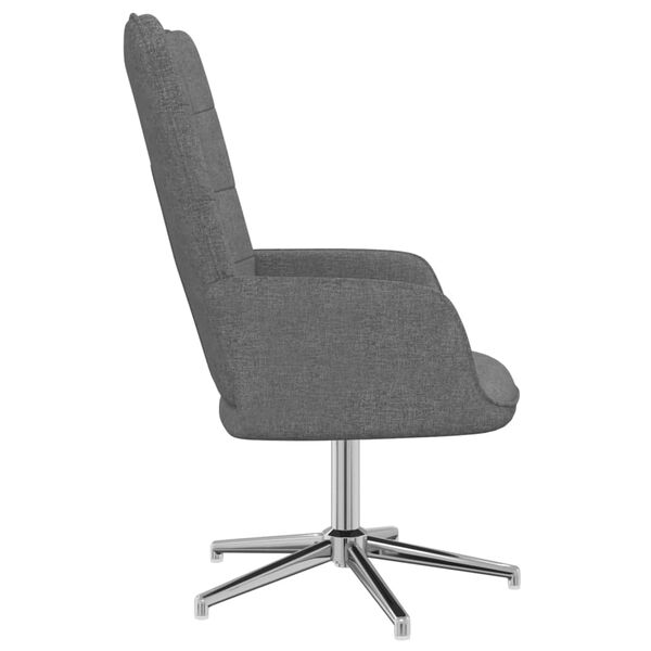 vidaXL Relaxsessel Dunkelgrau Stoff
