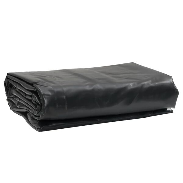 vidaXL Abdeckplane Schwarz 1,5x2 m 650 g/m&sup2;