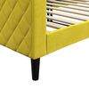 vidaXL Tagesbett Gelb 90x200 cm Samt