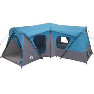 vidaXL Familienzelt 14 Personen Blau