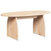 vidaXL Couchtisch Braun 80 x 40 x 35 cm Massives Kiefernholz