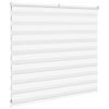 vidaXL Doppelrollo Wei&szlig; 160x100 cm Stoffbreite 155,9 cm Polyester