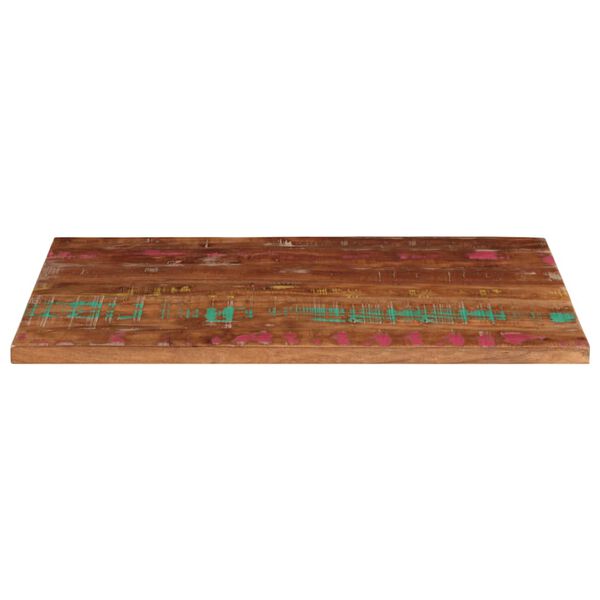 vidaXL Tischplatte 100x50x2,5 cm Rechteckig Altholz Massiv