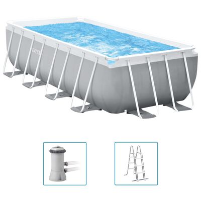 Intex Swimmingpool-Set Prism Frame Rechteckig 400x200x122 cm