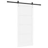 vidaXL Schiebet&uuml;r ORKDAL Wei&szlig; 86 x 198,5 cm Massives Kiefernholz